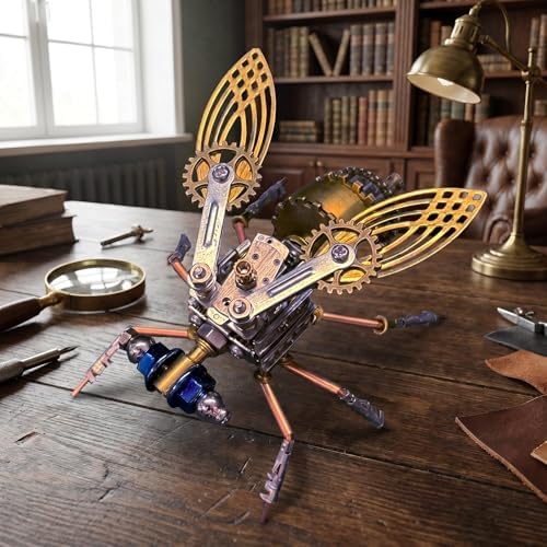 3D Metal Puzzles for Adults Teens-160+Pcs-Mechanical Fruit FIy Bee Insect Models-3 Hours to Build-Ideal for Birthday Gifts and Decorations(Mechanical Fruit Fly) - Image 7