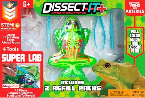 Dissect-It, Premium Frog Dissection Kit, STEM Toys for Kids, Ages 6+ by TopSecretToys