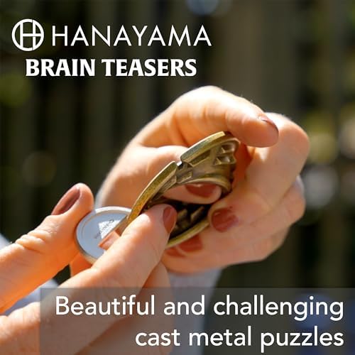 Hanayama Coin Cast Metal Brain Teaser Puzzle, Level 4, Ages 12+ - Image 2