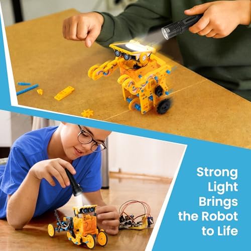 Sillbird Solar Robot Building Kit, 12-in-1 DIY STEM Gift for Boys Aged 8-13 - Image 5