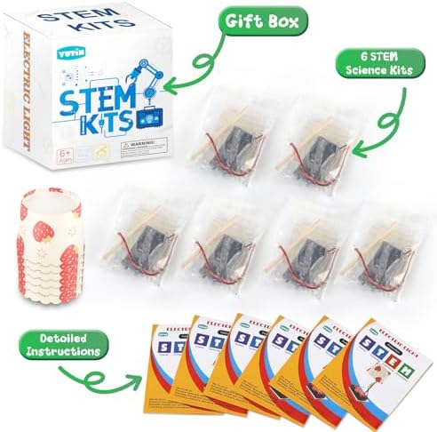 STEM Kits for Kids Age 6-8 8-10, 6 Bulk Science Lamp Crafts Kits 8-12 - Image 5