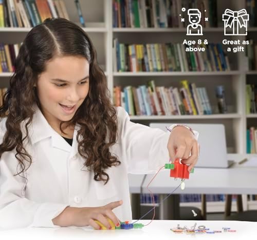 Thames & Kosmos Electricity & Magnetism Science Kit | 62 Safe Experiments Investigating Magnetic Fields & Forces for Ages 8+ | Assemble Electric Circuits with Easy Snap-Together Blocks - Image 3