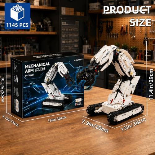 3 in 1 Robot Arm Building Set for Kids Boys Age 8-14 with RC & APP - Image 6