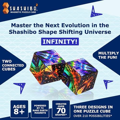 Shashibo ICOSA XL Magnetic Puzzle Toy, Stress Relief Fidget Toy - Image 2