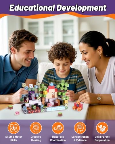200 PCS Magnetic Blocks STEM Building Set for Boys Girls Kids Age 3+ - Image 6