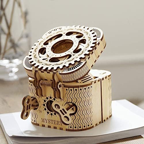 ROKR 3D Wooden Puzzles for Adults Bundle - 2 Wooden Marble Run Sets & 1 Treasure Box for Teens & Adults - Image 6
