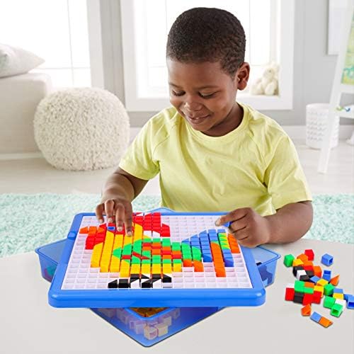 Playkidz: Pegture Set with 505 Larger Pieces + 12 Design Cards. Mosaic Puzzle Toy Set, Creative Skills Development, Educational Learning Toys for Kid. Great Gift for Boys & Girls. - Image 7