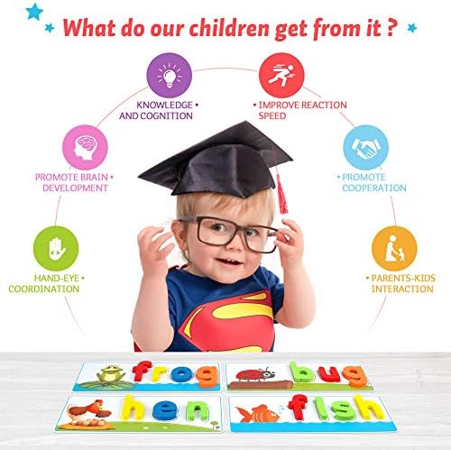 KMUYSL See & Spell Learning Toy, Spelling Game for Kids Ages 3-6 - Image 6
