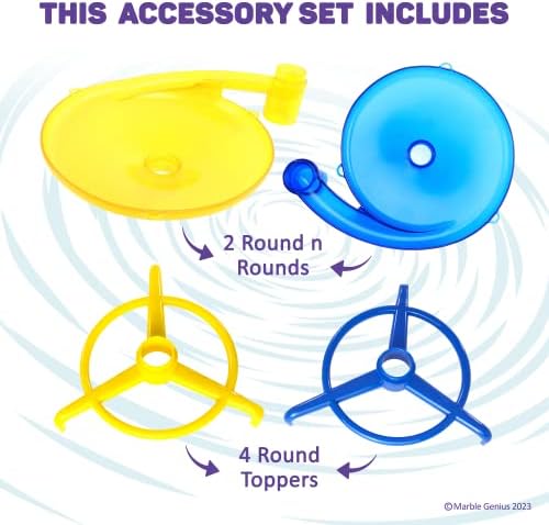 Marble Genius Sky High Circles - 6 pcs Marble Run Accessory Set - Image 3
