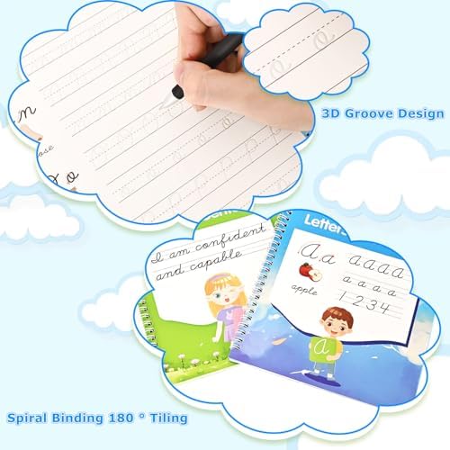 2 Pack Grooved Cursive Handwriting Workbook - Image 4