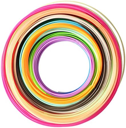25 Colors 3D Pen PLA Filament Refill, Each Color 10feet, Total 250 Feet DO3D 3D Pen / 3D Printer PLA Refills Sample Pack, Compatible with MYNT3D / SCRIB3D Printing Pen - Image 3