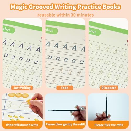 Magic Grooved Writing Practice Books for Kids 3-8 - Image 4