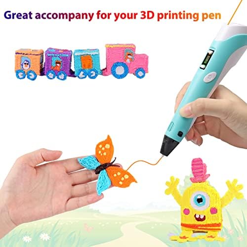 3D Pen Filament 160 Feet, 16 Colors, Each Color 10 Feet, 250 Stencils eBooks - 3D Printer Pen Refill PLA 1.75mm, Compatible with MYNT3D, SCRIB3D, PIKA3D Super and Pro Pen - Image 5