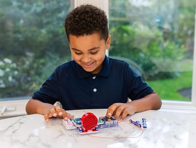 Elenco STEM Toy Radio KIT | for Kids 8+ yrs | Electronics KIT | Science KIT for Kids | DIY STEM KIT | SNAP Circuits STEM