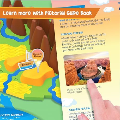 Imagimake Mapology Physical Features of USA, Geography Game for Kid Age 8+ - Image 6