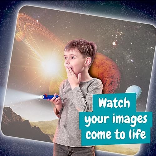 Science4you Space Torch and Projector - Solar System Projector Torch, Explore the Universe, Galaxy Light with Planets for Kids, Space Toys, Games and Gifts for 4 Year olds Boys and Girls - Image 4