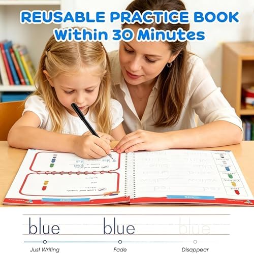 Handwriting Practice Kit with Pencil Grips for Kids Ages 3-6 - Image 2