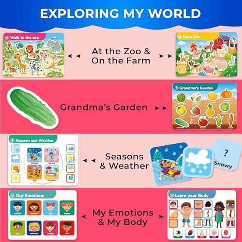 Montessori Busy Book for Toddlers 3-5 — Learning Toys for Kids 1-3 and 2-4 - Image 6