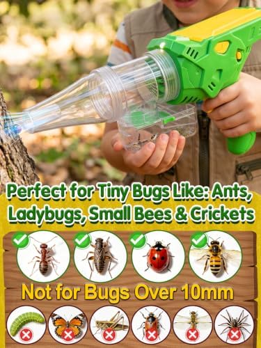 17W Gentle Suction Bug Vacuum Catcher for Kids, with Built-in LED Light - Image 3