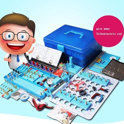 Magnetic Field Current Conductor Demonstrator, Buzzer Line Detector, Multi-Functional Electromagnetic Circuit Physics Experiment Box, 50+ Kinds Lab Experiments Kit with Storage Case - Image 3