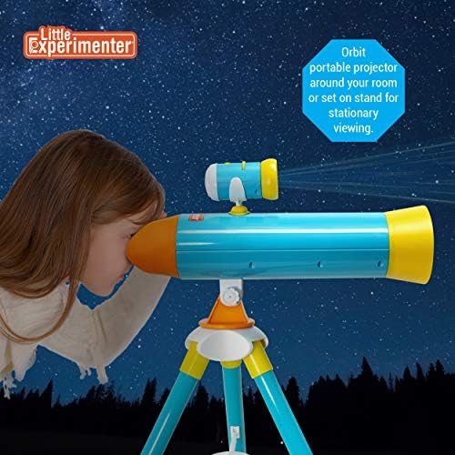 Little Experimenter Projector Telescope, 24 Space Images, STEM Kids 3-12 - Image 2
