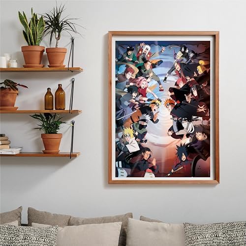 Clementoni - Naruto Shippuden Shippuden-1000 Pieces, Vertical, Fun for Adults, Manga, Anime, Made in Italy, Multicoloured, 39834 - Image 5