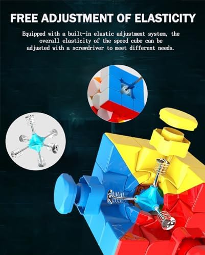 CFMOUR Speed Cube 2x2 3x3 Set, Stickerless Magic Pack Bundle, Puzzle Toys - Image 5