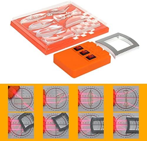 Teaching Tools Physics Lab Equipment Tools Set Physical Optical Teaching Optical Bench Lens Pinhole Imaging Optics Science Experiment, 24x14cm - Image 3