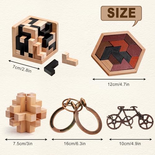 Wooden Puzzles for Adults (Style-B) - Image 2