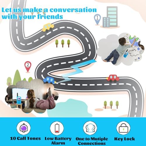 Retevis RT388 Blue Walkie Talkies for Kids Gifts Toys for 6 7 8 9 12 Year Old Boys Bundle with EZTalk 80 Walkie Talkies for Kids, Science STEM Kits DIY Electronic Toys Christmas Birthday Gifts - Image 5