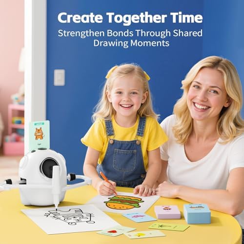 Drawing Robot for Kids with Camera Recognition, Interactive Educational Drawing Machine with 150 Cards, Montessori Painting Learning Toys for Ages 3+, Birthday for Boys Girls - Image 6