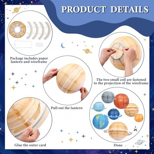 45 Pcs Space Classroom Ceiling Decorations, Back to School Decor - Image 4