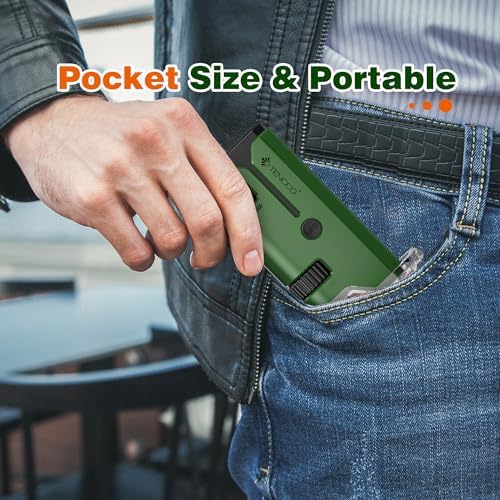 100x-250x Pocket Microscope for Kids Adults, Protable Handheld Miniscope, Mini Microscope Kit for Kids Adults Home School Lab Biology Science Education, Green - Image 5