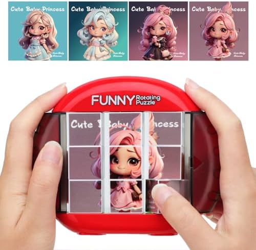 Rotating Puzzle for Toddlers Kids 3+, Travel Essentials Toys by Fullware