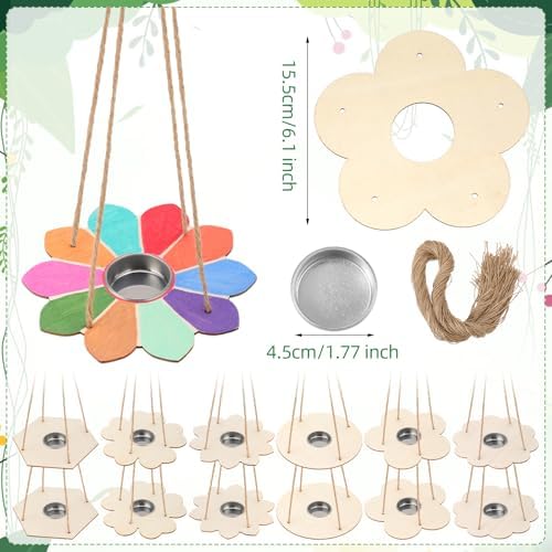 DoubleFill 36 Pcs Fall Bird Feeder Craft Kit for Bird Watching Autumn Yard - Image 2