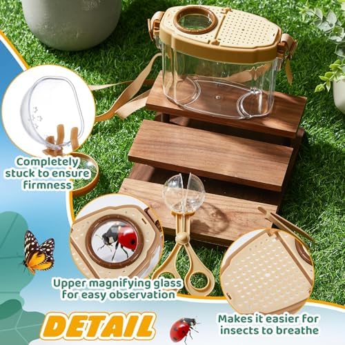 36 Pcs Bug Catcher for Kids, Outdoor Insect Explorer Kit, Beige - Image 3