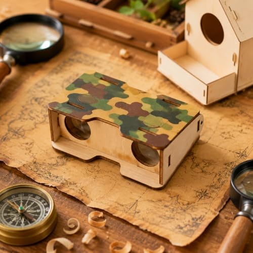 STEM 4-in-1 Building Kit for Kids Ages 6-12 | DIY Engineering Projects - Build a Windmill, Lamp, Binoculars & Birdhouse | Educational Toy Gift for Boys & Girls - Image 5