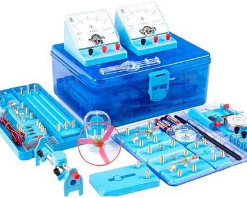 Magnetic Field Current Conductor Demonstrator, Buzzer Line Detector, Multi-Functional Electromagnetic Circuit Physics Experiment Box, 50+ Kinds Lab Experiments Kit with Storage Case - Image 2