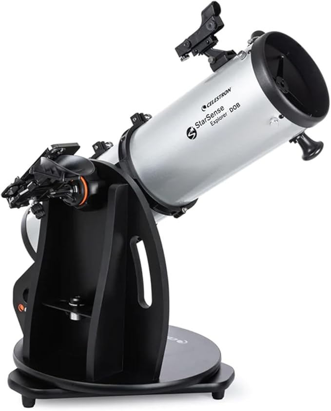 Celestron StarSense Explorer 150AZ App-Enabled Telescope – 150mm Tabletop Dobsonian with Smartphone Dock & StarSense App – iPhone & Android Compatible – Easy-to-Use for Beginners