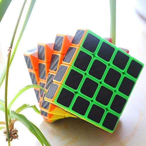 CFMOUR Original Speed Cube 4x4x4, Fast Magic Cube for Kids, Smooth Carbon Fiber Cubes, Puzzle Toys
