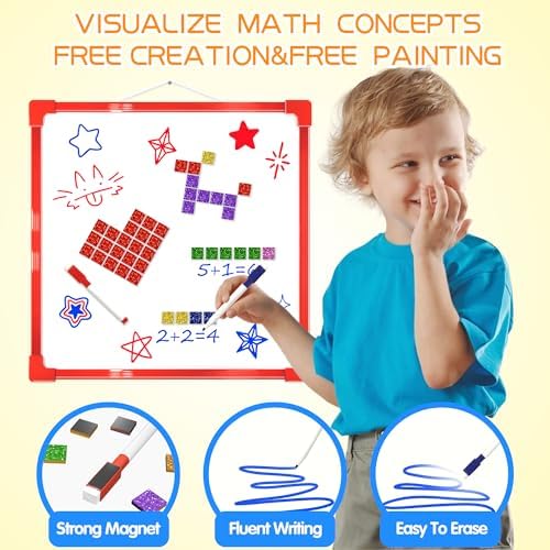 GLEEHAPY Learning Educational STEM Toy, Mosaic Magnetic Puzzle - Image 5