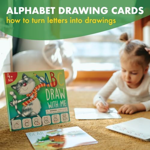Learn to Draw ABC Letters: Crafts & Art Supplies for Kids Ages 3-6, Gift - Image 4