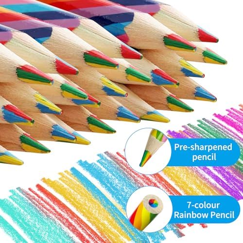 Kalysky 24 Activity Books with Colored Pencils for Kids 4-8 8-12 PartyFavor - Image 3