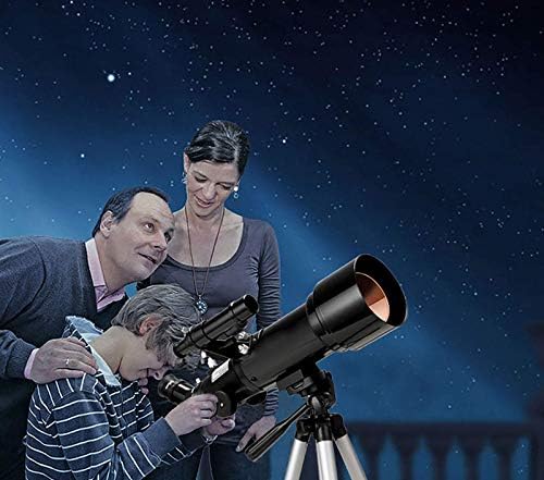Ultra Hd, Astronomical Telescope,Profession Stargazing 100x Telescope Beginners,Adult 70mm Astronomical Refractor Telescopes,with Height Adjustable Tripod,White - Image 3