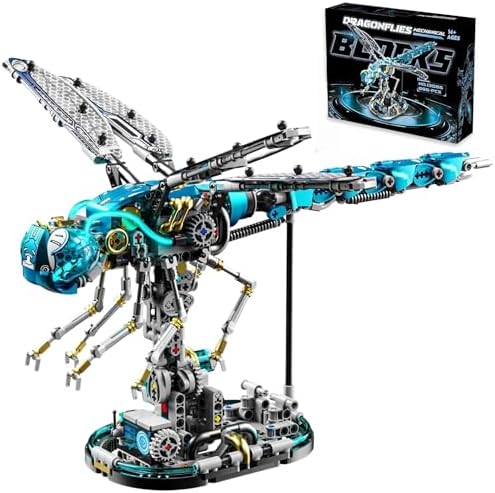 Mechanical Skeleton Robot Building Blocks Set, 3D Robotic Model Kit by WelcometotheWorldofMicroparticleBlocksinDOLBLOCK