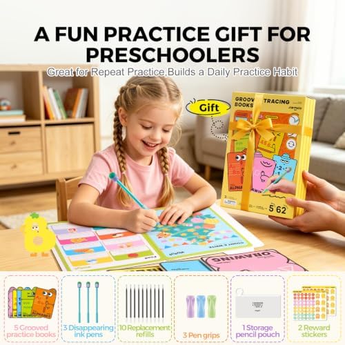 Jar Melo Magic Grooved Writing Practice Books for Kids Ages 3-8 - Image 6