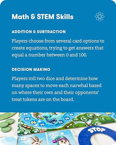 SimplyFun Arctic Riders - Educational & Fun Math Games for Kids - Practice Upper Level Addition & Subtraction Skills for Kids 7 & Up - 2 to 4 Players - Image 6