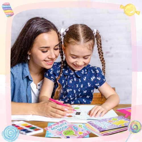 Bulk Candy Activity Books, 24Pcs Mini Game Coloring Book Set for Kids - Image 4