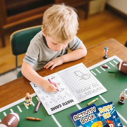 Bulk Football Activity Books, 48Pcs Mini Game Coloring Book Set for Kids - Image 3