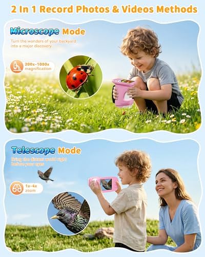 1000X Handheld Microscope for Kids, 4K Digital Kids Microscope Science Kits - Image 6